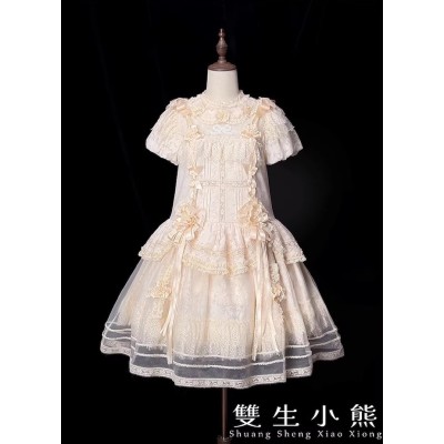 Twin Bears Lace Doll One Piece I(2nd Pre-Order/4 Colours/Full Payment Without Shipping)